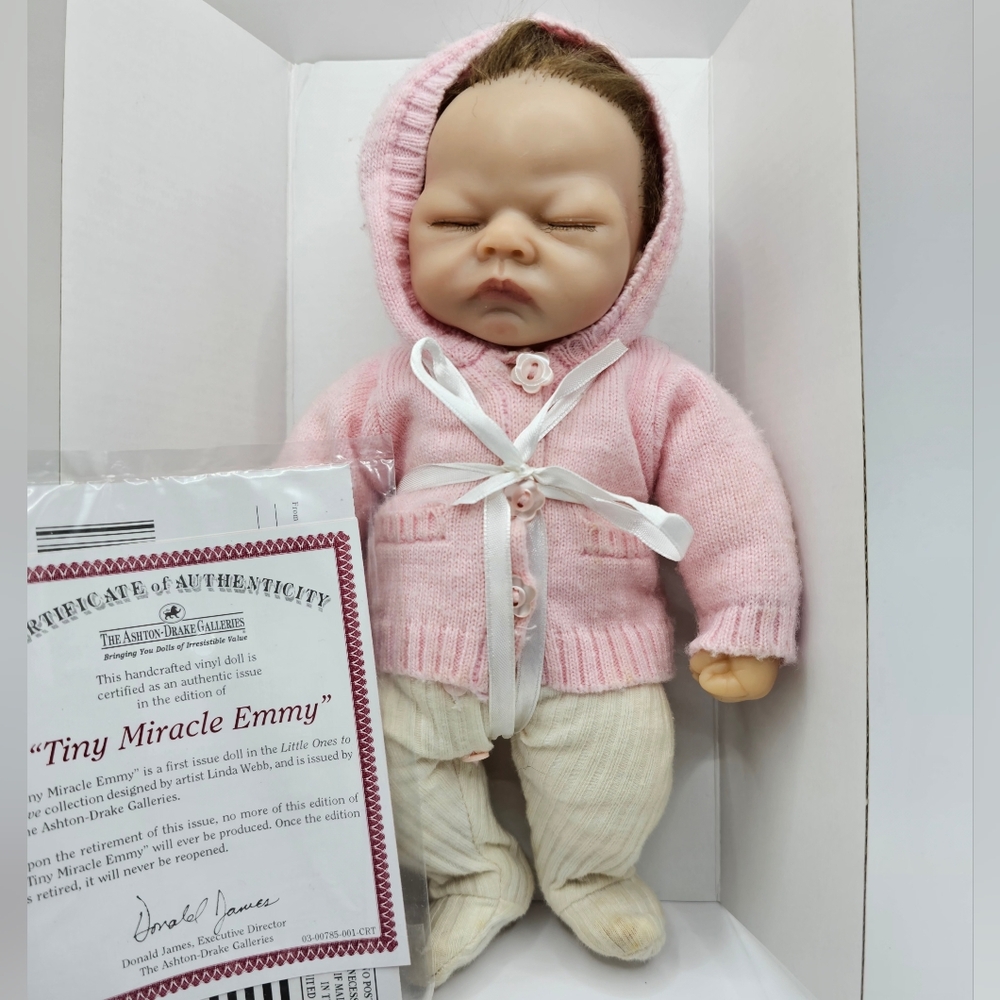 Tiny Miracle Emmy Doll, By Ashton-Drake Galleries